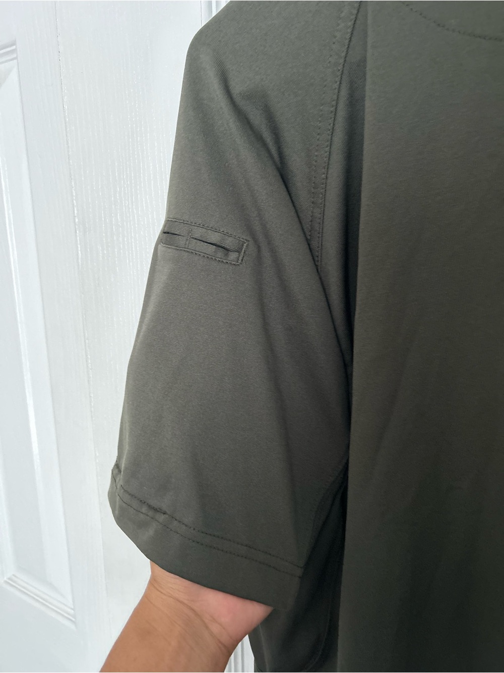 5.11 Tactical Men's Polo in Olive - Picture 4 of 4